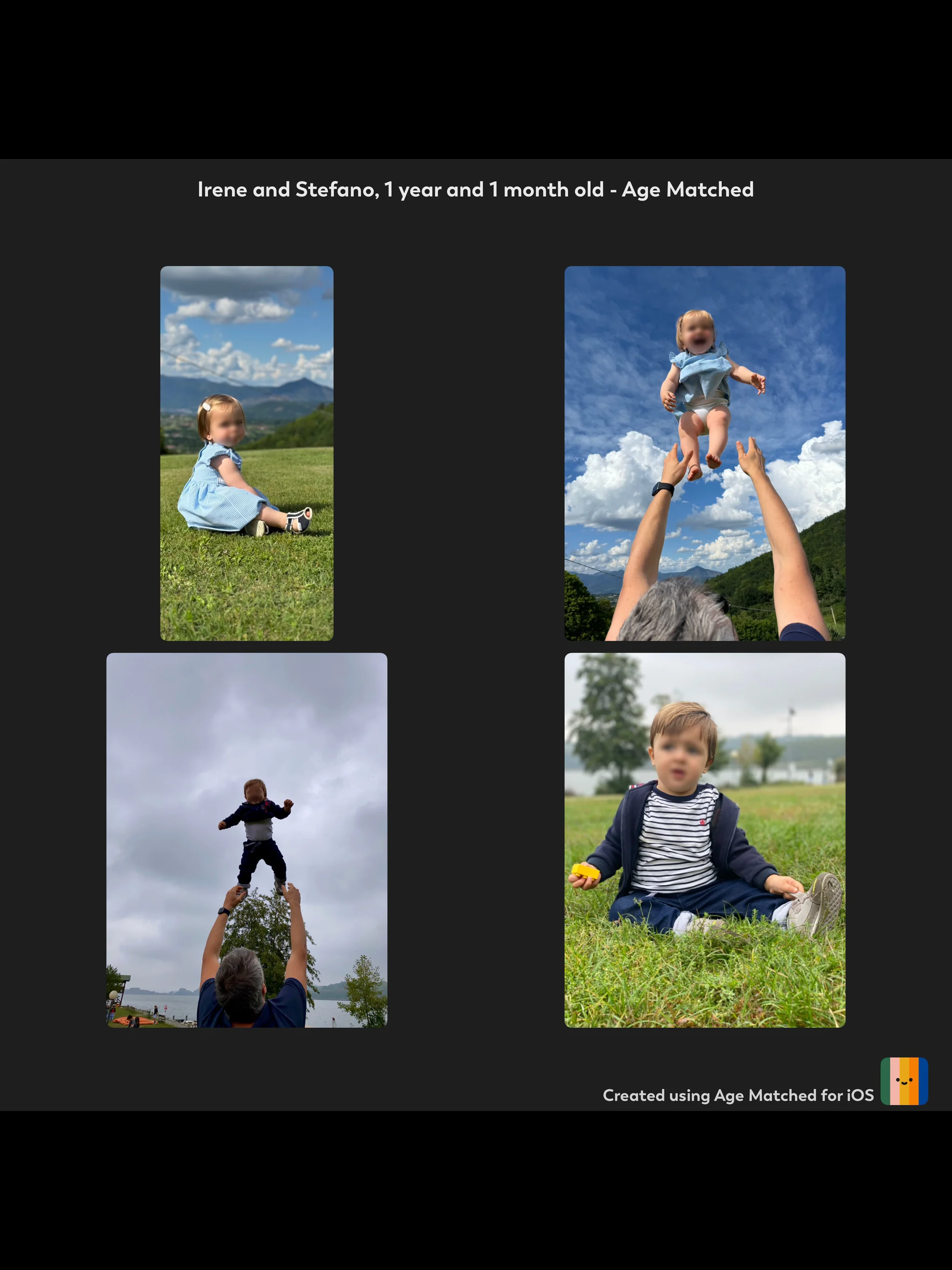 Create beautiful photo collages with multiple children